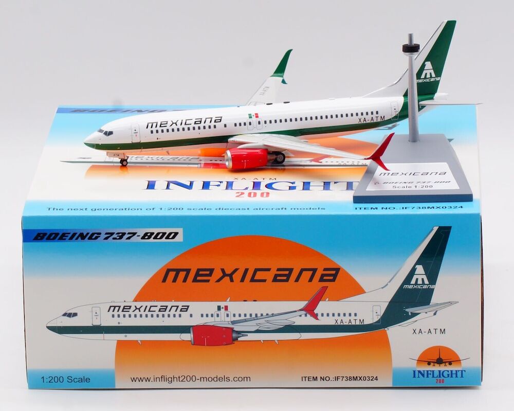 Mexicana / B737-800 / XA-ATM / IF738MX0324 / 1:200 elaviadormodels 