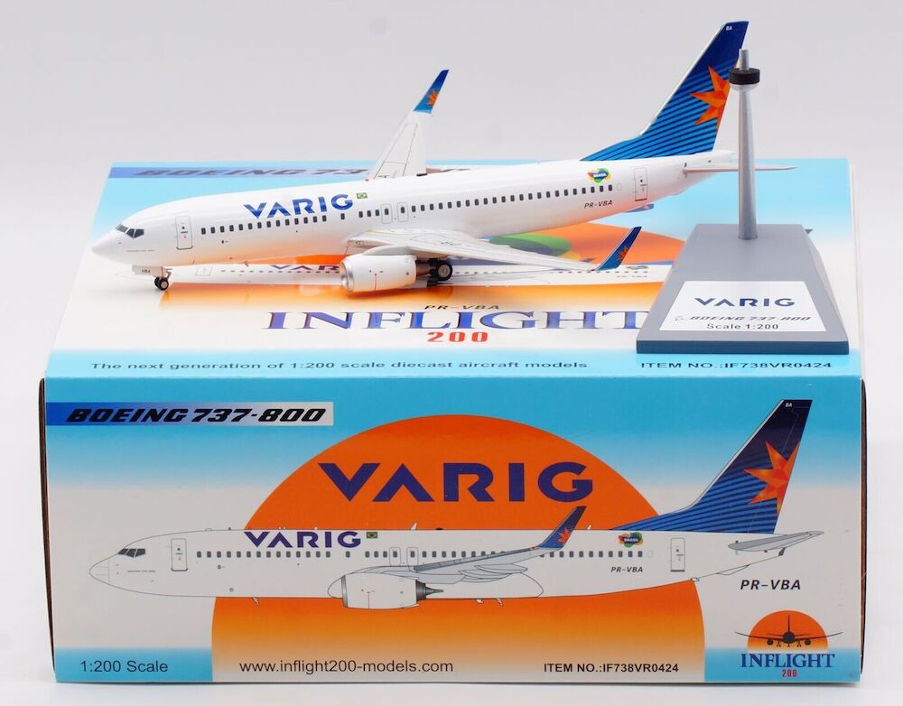 Varig / Boeing B737-800 / PR-VBA / IF738VR0424 / elaviadormodels