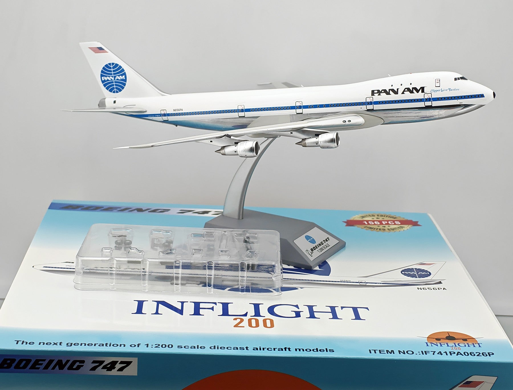Pan American World Airways - Pan Am / Boeing 747-100 / N656PA / IF741PA0626P / 1:200