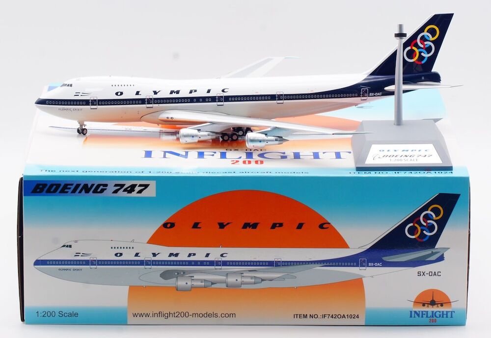 Olympic / Boeing 747-200 / SX-OAC / IF742OA1024 / 1:200 elaviadormodels