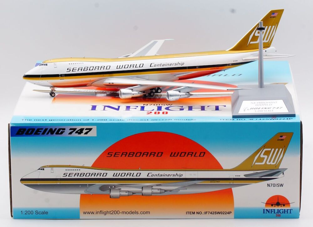 Seaboard World Airlines / Boeing 747-278B / N701SW / IF742SW0224P / elaviadormodels