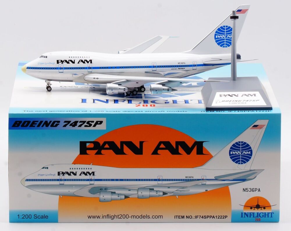 Pan Am / B747SP / N536PA / IF74SPPA1222P / 1:200 elaviadormodels