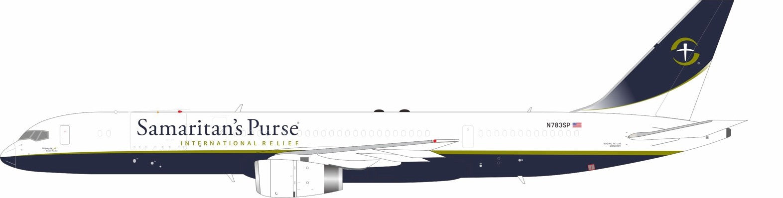 Samaritan's Purse / Boeing B757-200 / N783SP / IF752783SP / 1:200 elaviadormodels