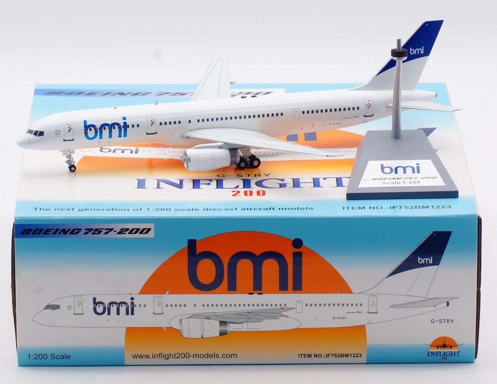 BMI British Midland / B757-200 / G-STRY / IF752BM1223 / elaviadormodels