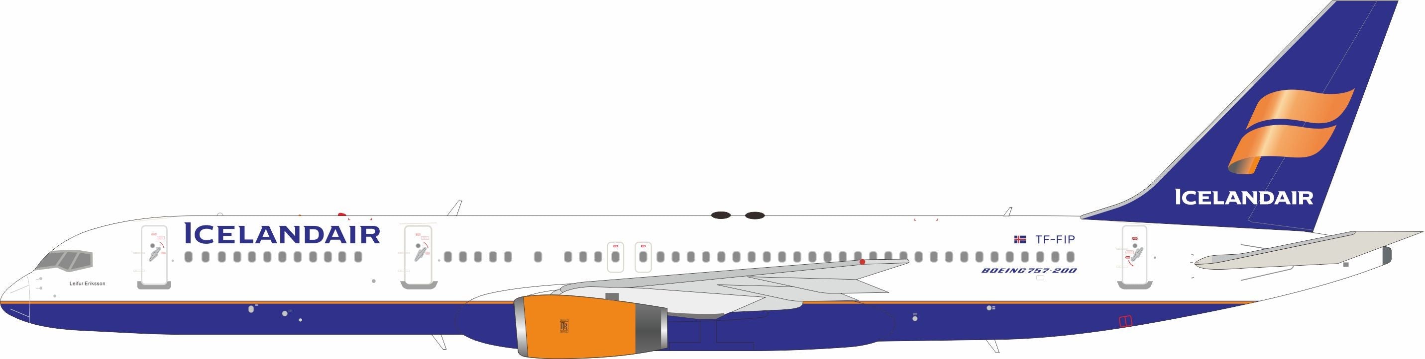 Icelandair / B757-200 / TF-FIP / IF752FI123 / elaviadormodels