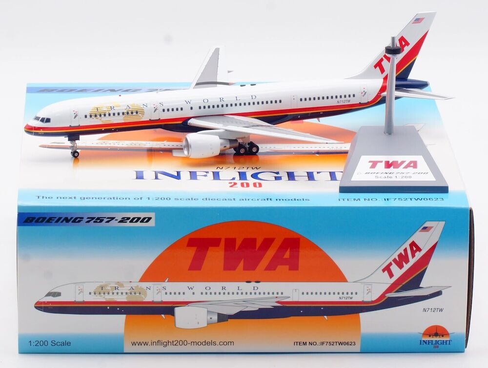 Trans World Airlines - TWA / B757-200 / N712TW / IF752TW0623  / elaviadormodels