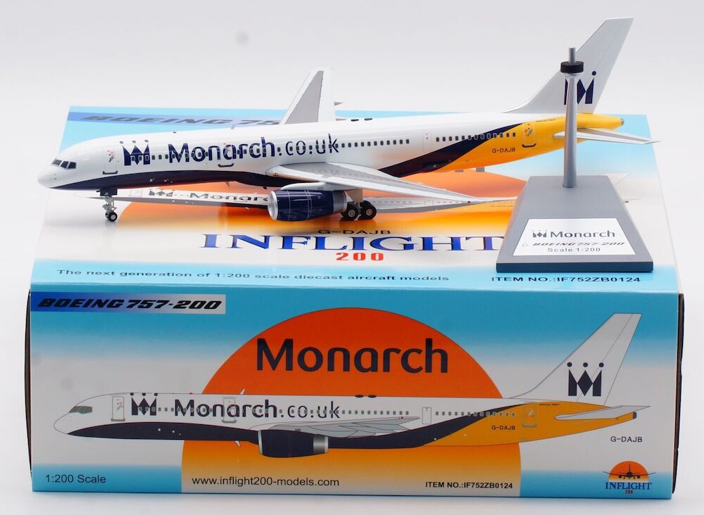 Monarch Airlines / B757-200 / G-DAJB / IF752ZB0124 / elaviadormodels