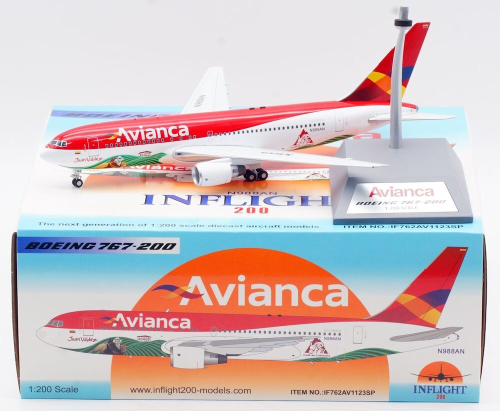 Avianca / Boeing B767-200 / N988AN / IF762AV1123SP / elaviadormodels