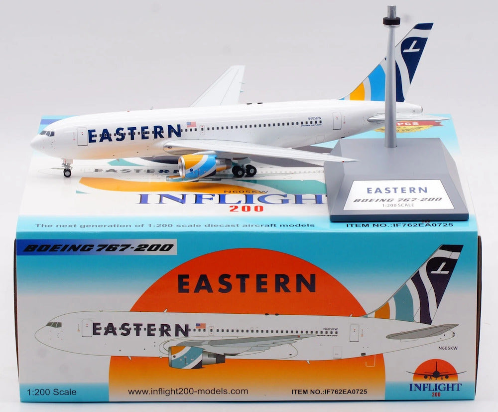 Eastern Air Lines / Boeing 767-200 / N605KW / IF762EA0725 / elaviadormodels
