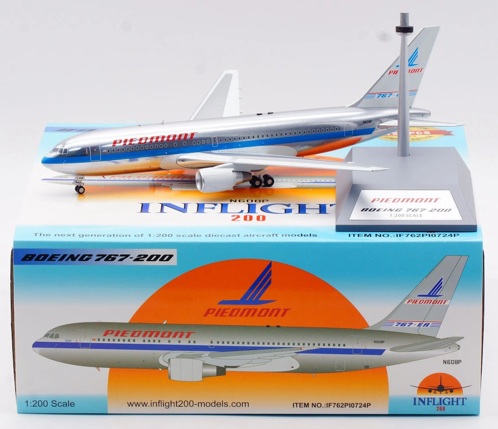 Piedmont Airlines / Boeing 767-200 / N608P / IF762PI0724P / 1:200 elaviadormodels