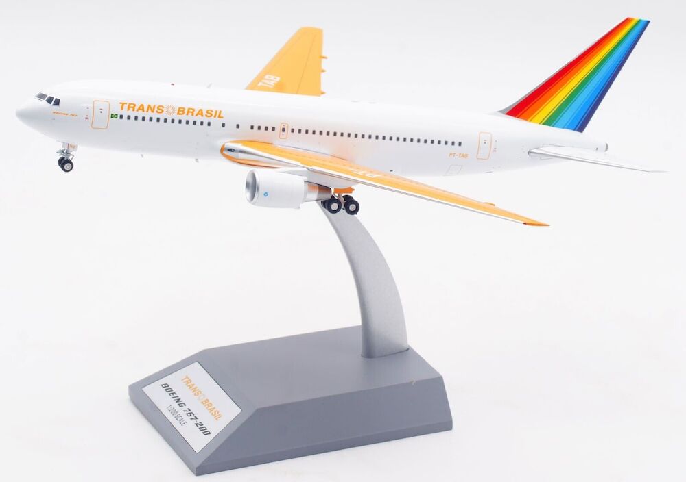 Trans Brasil (New Colors) / Boeing B767-200 / PT-TAB / IF762TR0823 / 1:200 elaviadormodels