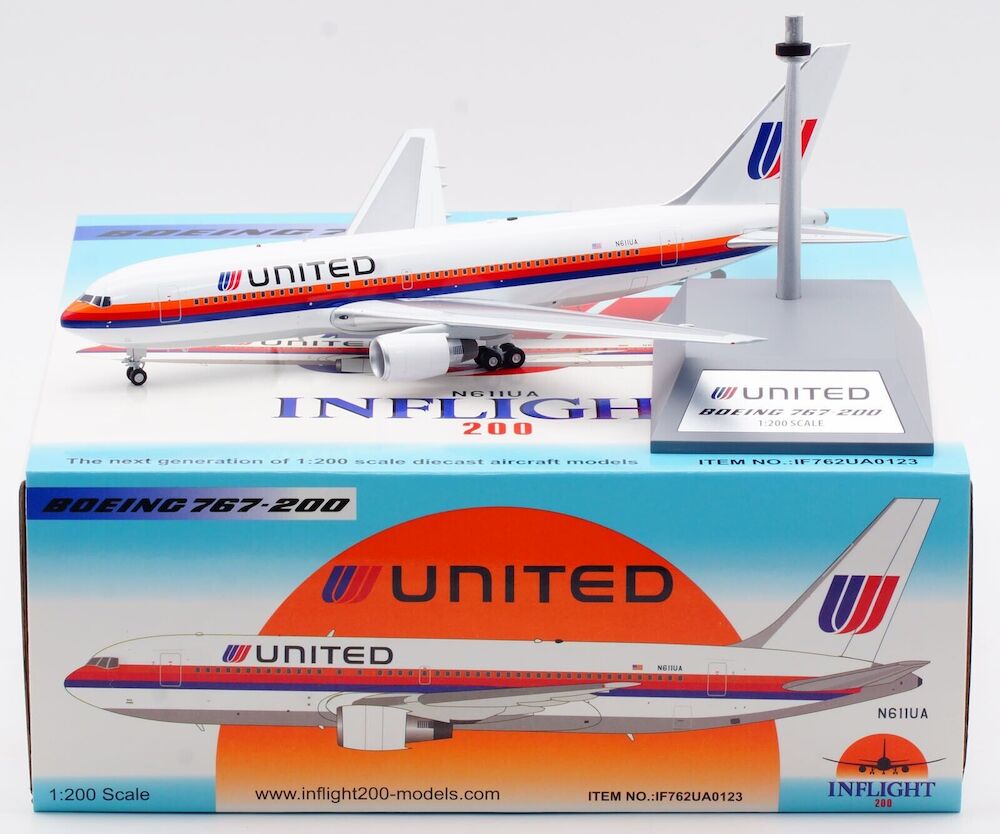 Inflight200 1:200 TACA Boeing 767-200 N767TA con soporte Inflight200 1:200 TACA Boeing 767-200 N767TA con soporte