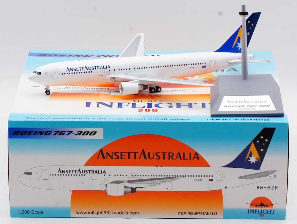 Ansett Australia / Boeing 767-300 / VH-BZF / IF763AN1123 / elaviadormodels