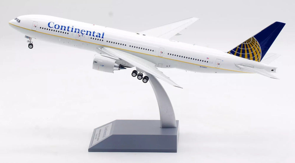 Continental Airlines / Boeing 777-200 / N78001 / IF772CO1224 / elaviadormodels