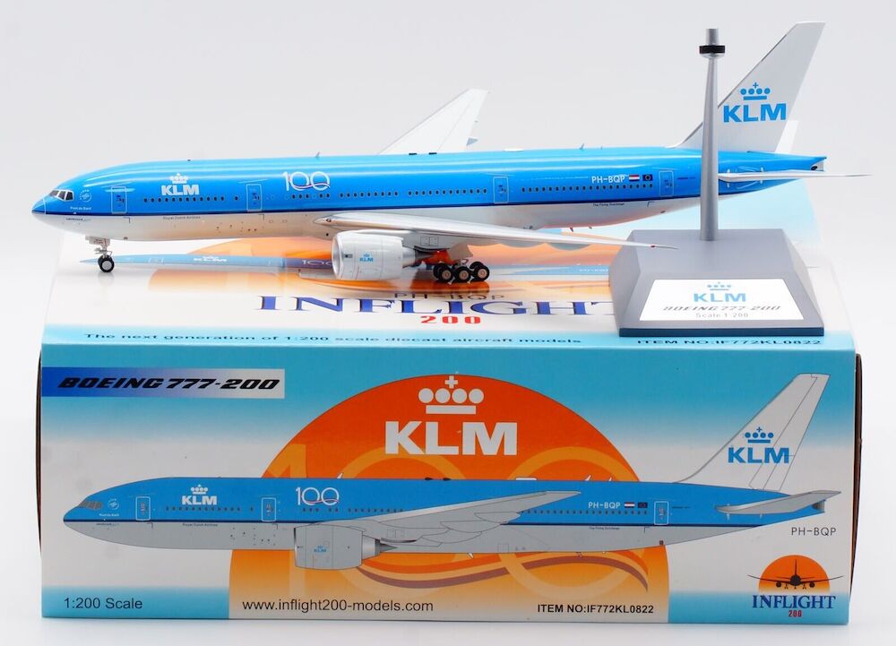 KLM / Boeing 777-200 / PH-BQP / IF772KL0822 / 1:200 elaviadormodels