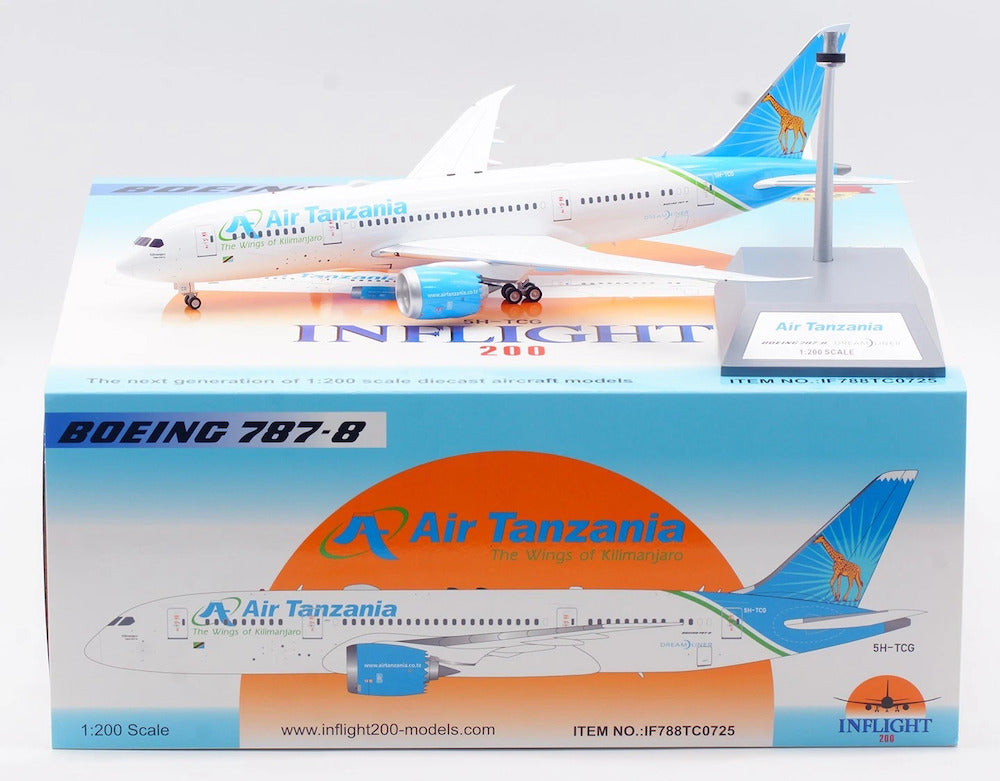 Air Tanzania / Boeing 787-8 / 5H-TCG / IF788TC0725 / elaviadormodels