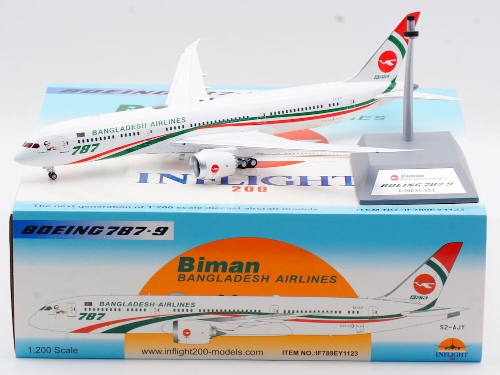 Biman Bangladesh / Boeing 787-9 / S2-AJY / IF789EY1123 / elaviadormodels