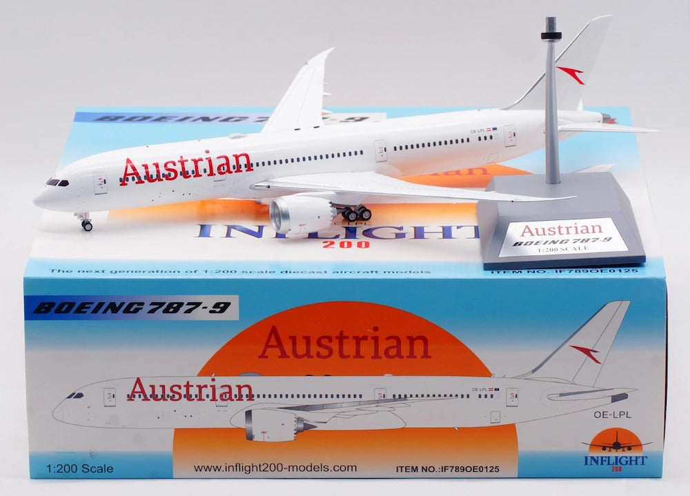 Austrian Airlines / Boeing 787-9 Dreamliner / OE-LPL / IF789OE0125 / elaviadormodels