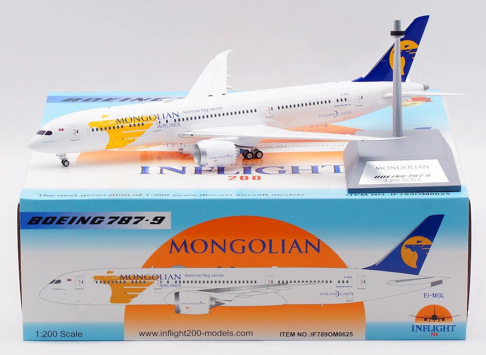 MIAT Mongolian Airlines / Boeing 787-9 / EI-MGL / IF789OM0625 / elaviadormodels