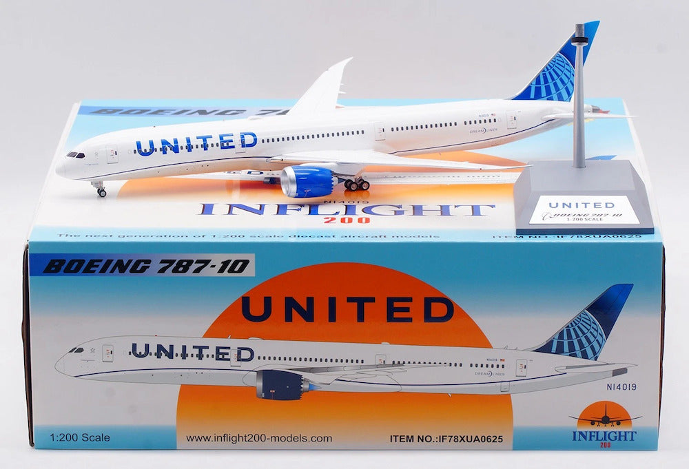 United Airlines  / Boeing 787-10 Dreamliner / N14019 / IF78XUA0625 / elaviadormodels