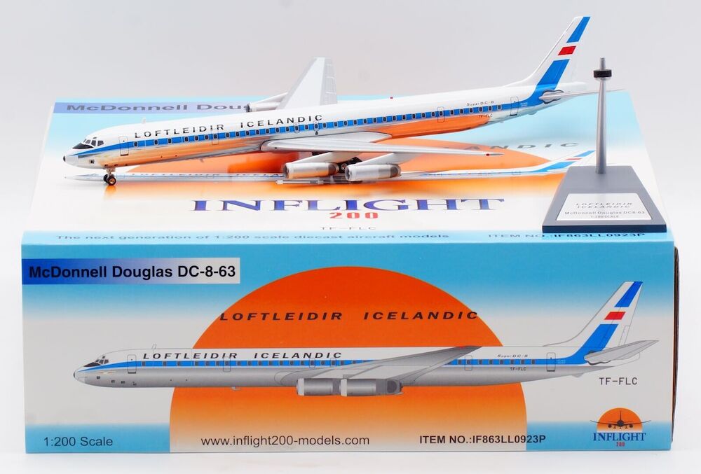 Loftleidir Icelandic / Douglas DC-8-63 / TF-FLC / IF863LL0923P /  elaviadormodels