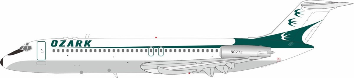 Ozark Air Lines / McDonnell Douglas DC-9 / N977Z / IF932OZ0224 / 1:200