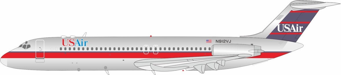 USAir / McDonnell Douglas DC-9-32 / N912VJ / IF932US0923P / 1:200