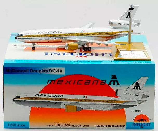 Mexicana / McDonnell Douglas DC-10-15 / N1003L / IFDC10MX0821 / 1:200 *LAST RESTOCK*