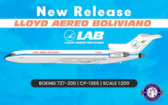 Lloyd Aereo Boliviano / Boeing 727-200 / CP-1366 / EAV1366 / 1:200 elaviadormodels