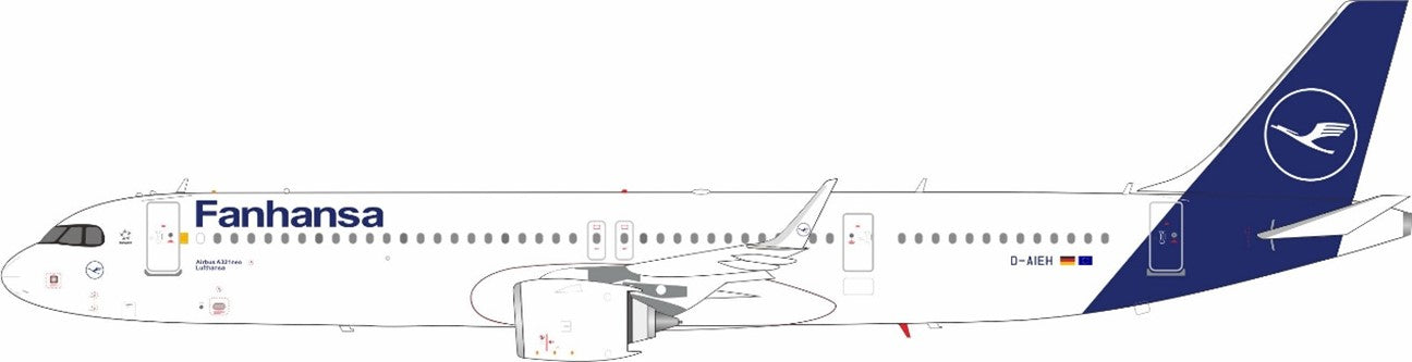 Lufthansa (Fanhansa Livery) / A321-271NX / D-AIEH / JF-A321-051L / 1:200 elaviadormodels