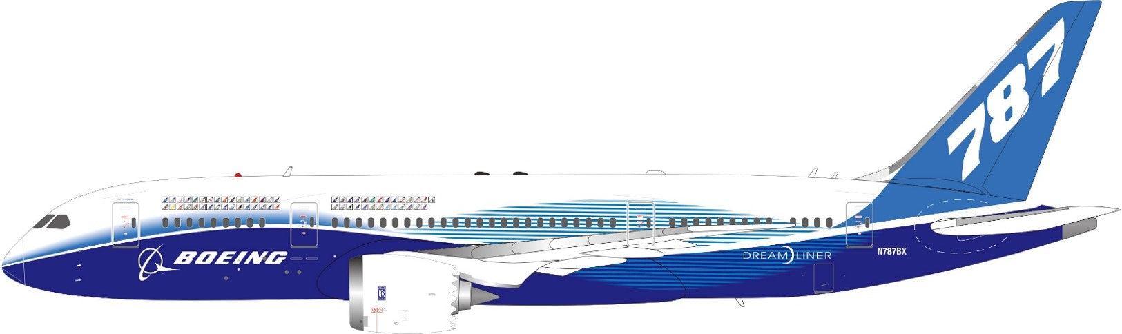 Boeing / Boeing 787-8 Dreamliner / N787BX / KJ-B788-106 / 1:200 elaviadormodels