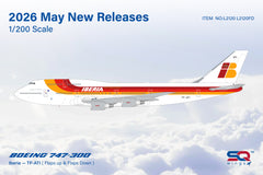 Iberia / Boeing 747-300 (Flaps Down) / TF-ATI / L2120FD / 1:200