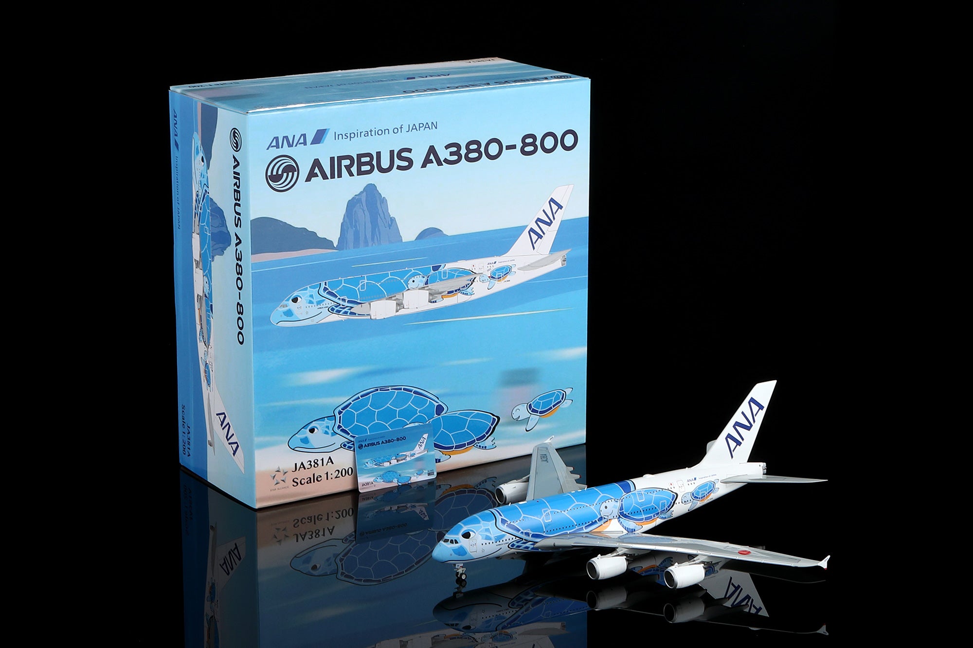 All Nippon Airways (Blue Flying Honu) / Airbus A380 / JA381A / L2266 / 1:200