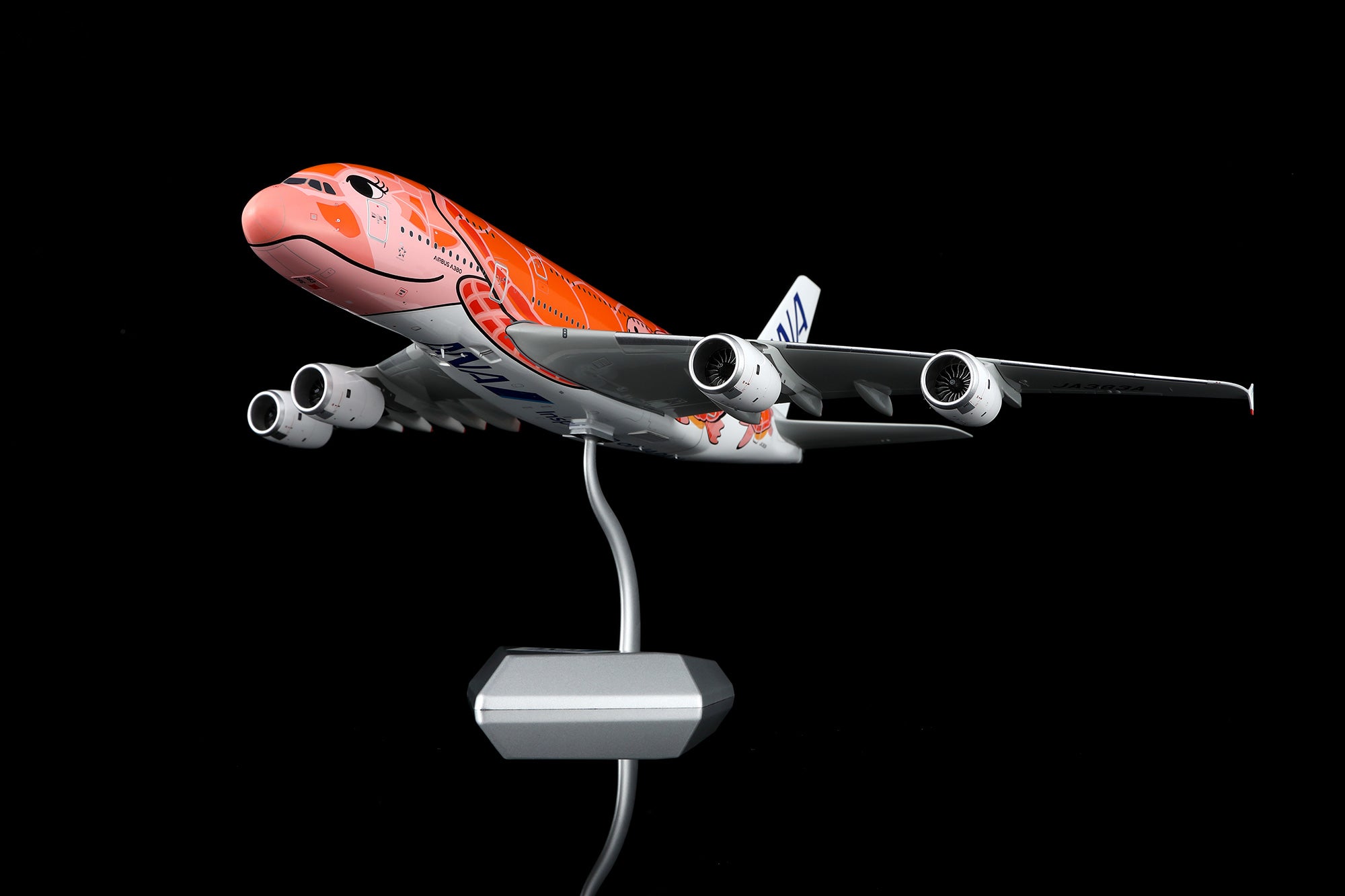 All Nippon Airways (Orange Flying Honu) / Airbus A380 (Flaps Down) / JA383A / L2267FD / 1:200