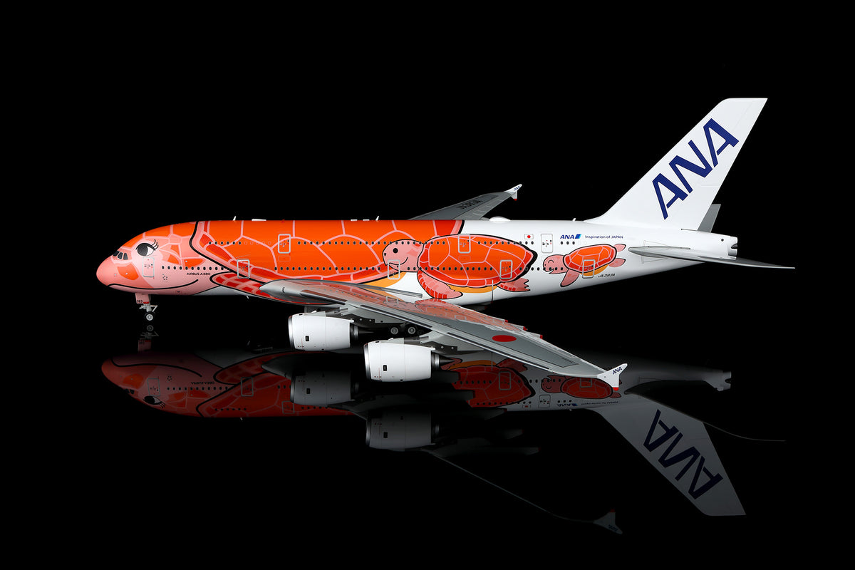 All Nippon Airways (Orange Flying Honu) / Airbus A380 (Flaps Down) / JA383A / L2267FD / 1:200