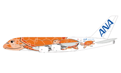 All Nippon Airways (Orange Flying Honu) / Airbus A380 (Flaps Down) / JA383A / L2267FD / 1:200 elaviadormodels