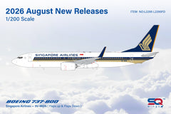 Singapore Airlines / Boeing 737-800 (Flaps Down) / 9V-MGN / L2295FD / 1:200
