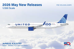 United Airlines / Airbus A321-271NX (Flaps UP) / N44550 / L2346 / 1:200