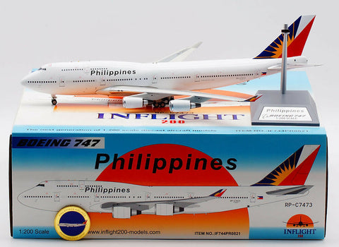 Philippines Airlines / B747-400 / RP-C7473 / IF744PR0821 / 1:200 elaviadormodels
