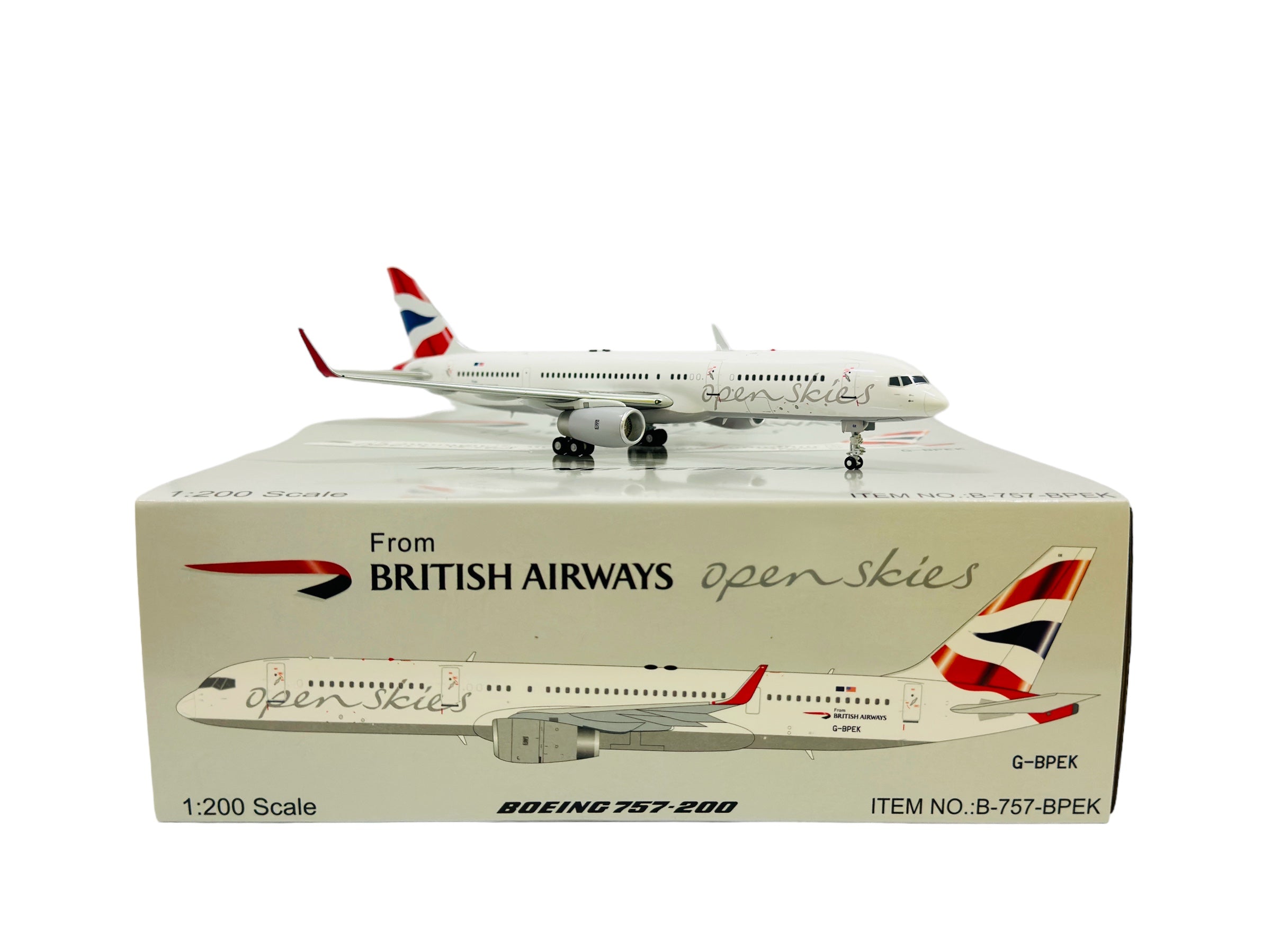 British Airways / Boeing 757-200 / G-BPEK / B-757-BPEK / 1:200