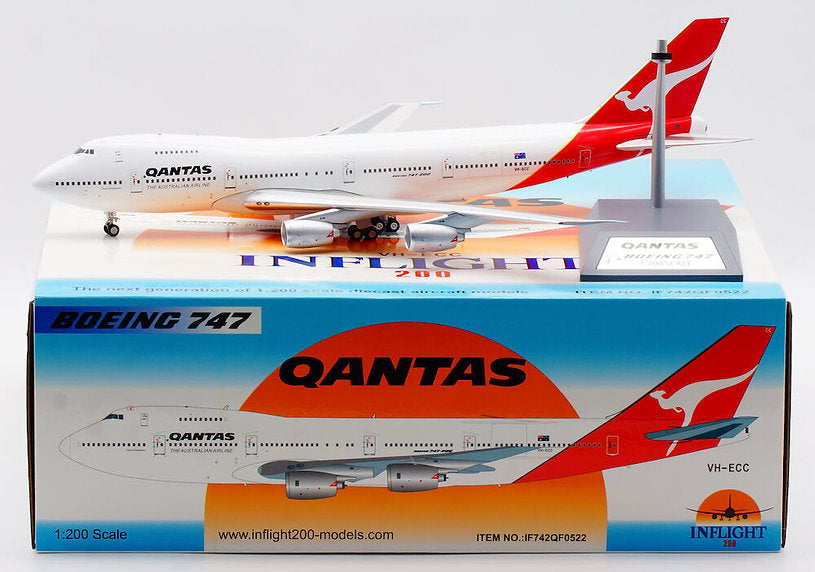 Qantas / Boeing B747-200 / VH-ECC / IF742QF0522 / 1:200