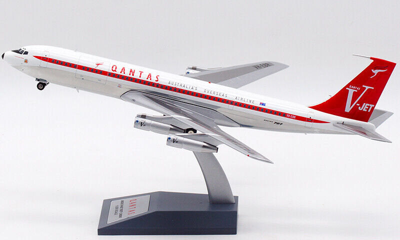 Qantas VJET / Boeing B707-300 / VH-EBR / IF707QF0522P / 1:200 elaviadormodels