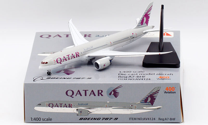 Qatar Airways / Boeing 787-9 / A7-BHF / AV4124 / 1:400