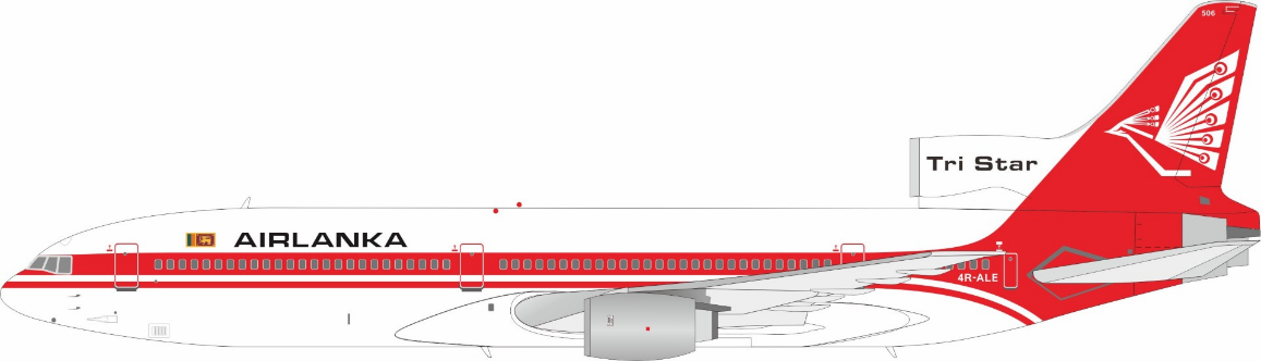 AirLanka / Lockheed L-1011-385-1 TriStar 1 / 4R-ALE / RM10111 / 1:200