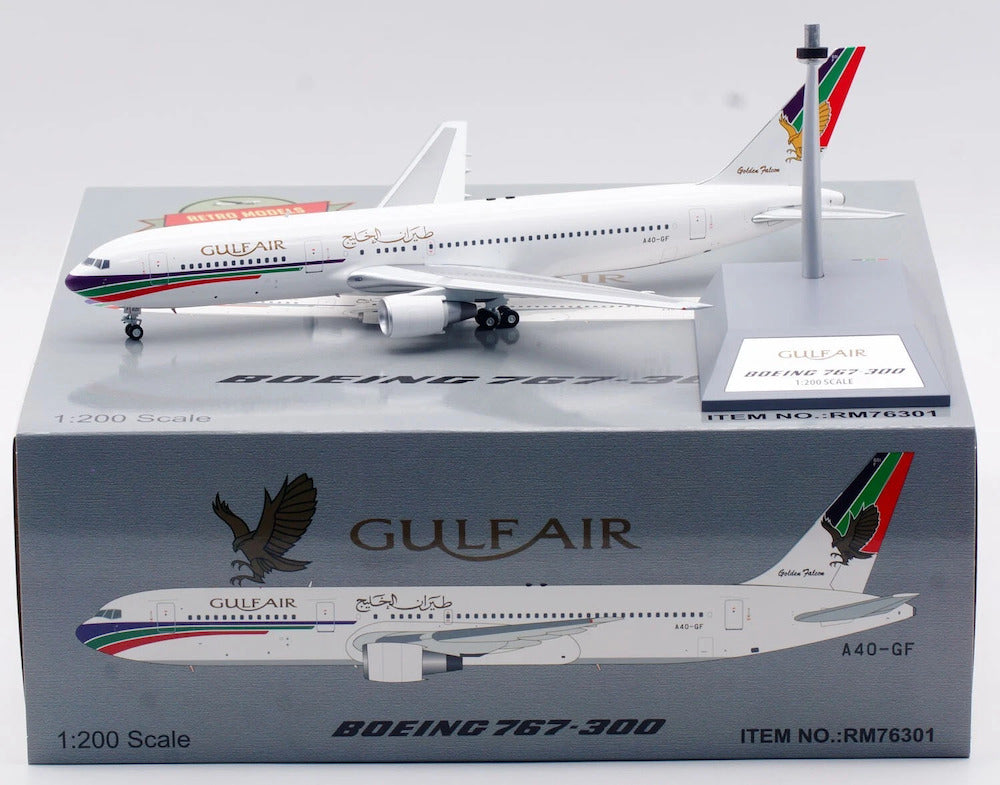 Gulf Air / Boeing 767-300 / A4O-GF / RM76301 / elaviadormoddels