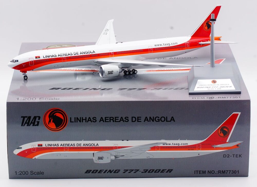 TAAG Angola Airlines / Boeing 777-300 / D2-TEK / RM77301 / elaviadormodels