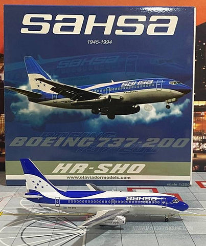 Sahsa / Boeing B737-200 / HR-SHO / EAVSHO / 1:200 elaviadormodels