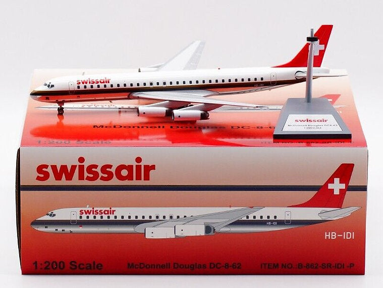 Swissair / Douglas DC-8-62 / HB-IDI / B-862-SR-IDI-P / 1:200 elaviadormodels