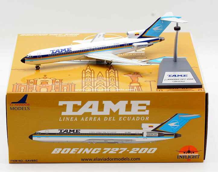 TAME / Boeing 727-200 / HC-BSC / EAVBSC / 1:200 elaviadormodels