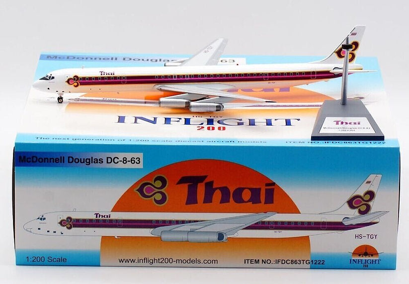 Thai Airways / McDonnell Douglas DC-8-63 / HS-TGY / IFDC863TG1222 / 1:200